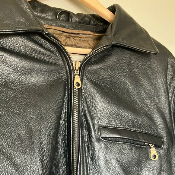 Wilsons Leather Black Jacket for Men - Picture 3 of 9